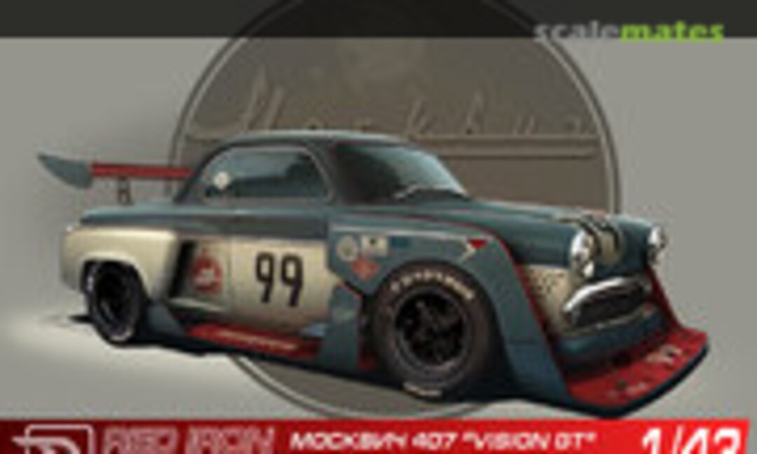 1:43 Moskvich 407 Coupe Vision GT (Red Iron Models 43001) 43001