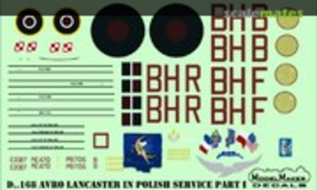 1:72 Avro Lancaster in Polish service part I (ModelMaker D72168) D72168