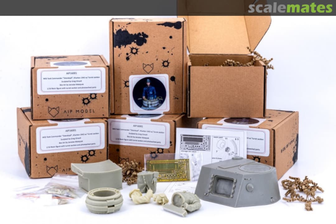 Contents WSS Tank Commander "Totenkopf", Kharkov 1943 w/ Turret section AIP16001 AIP Model Contents WSS Tank Commander "Totenkopf", Kharkov 1943 w/ Turret section AIP16001 AIP Model