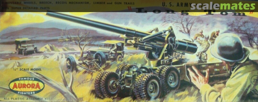 Boxart U.S. Army 155 mm "Long Tom" 308 Aurora