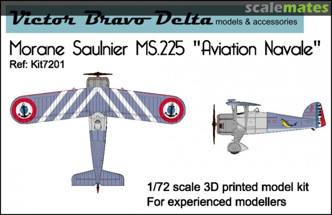 Boxart Morane Saulnier MS.225 Aéronautique Navale Kit7201 Victor Bravo Delta models & accessories Boxart Morane Saulnier MS.225 Aéronautique Navale Kit7201 Victor Bravo Delta models & accessories