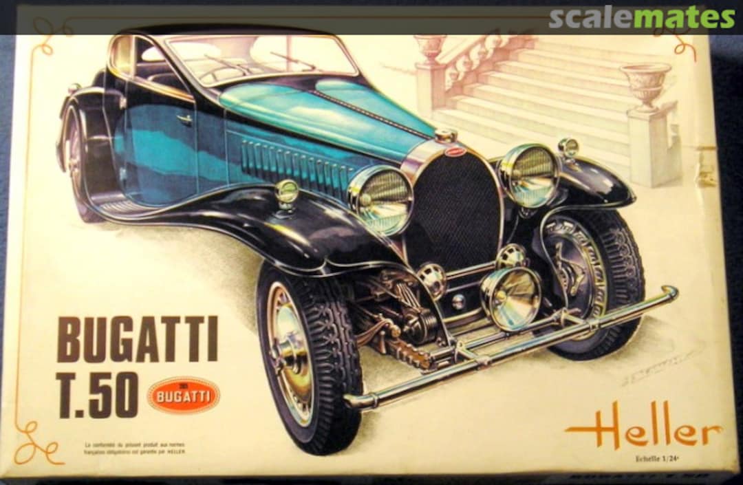 Boxart Bugatti T.50 738 Heller Boxart Bugatti T.50 738 Heller