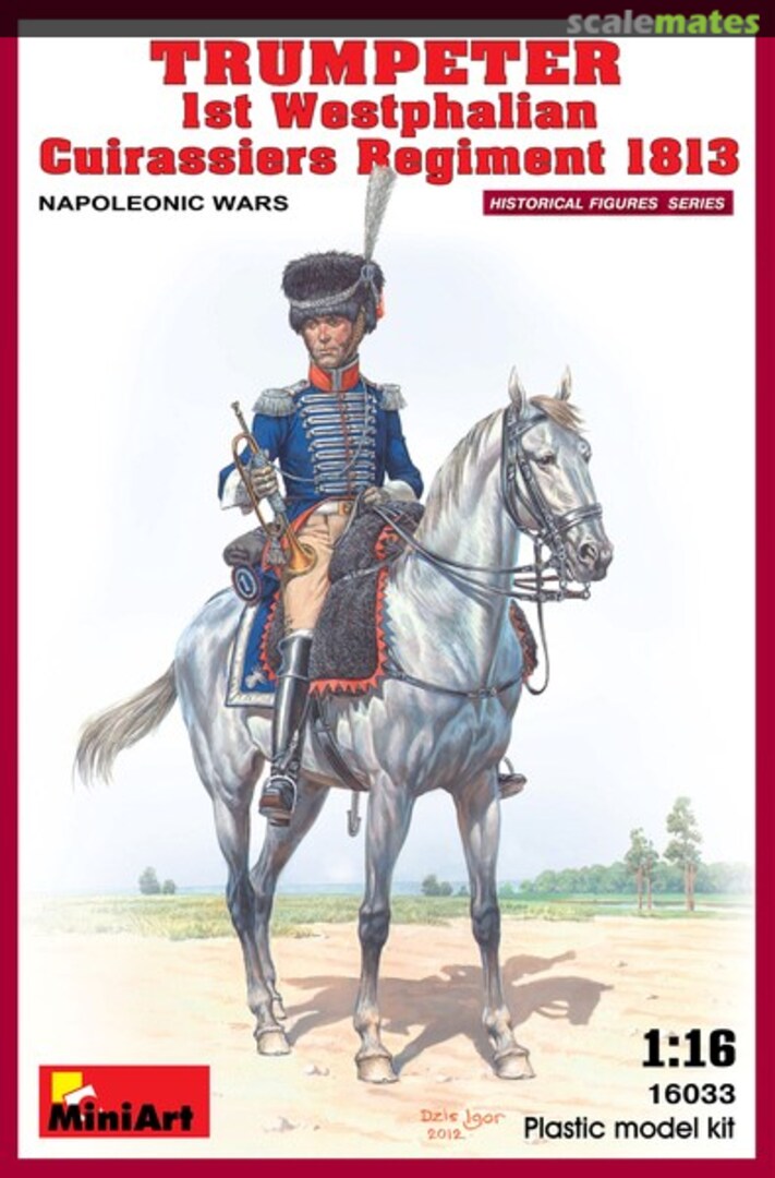Boxart Trumpeter 1st Westphalian Curassiers Regiment 1813 16033 MiniArt Boxart Trumpeter 1st Westphalian Curassiers Regiment 1813 16033 MiniArt