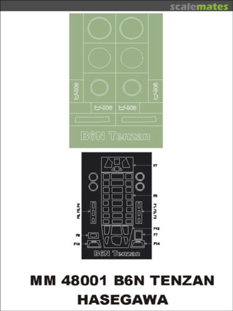 Boxart B6N Tenzan MM48001 Montex Boxart B6N Tenzan MM48001 Montex