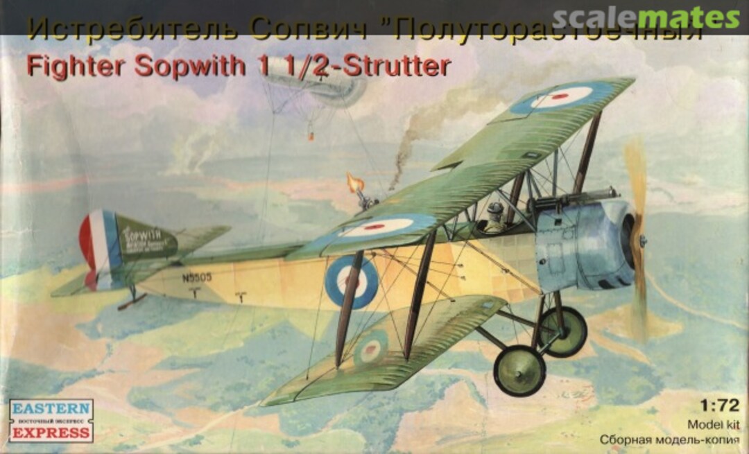 Boxart Fighter Sopwith 1 1/2 - Strutter 72160 Eastern Express Boxart Fighter Sopwith 1 1/2 - Strutter 72160 Eastern Express