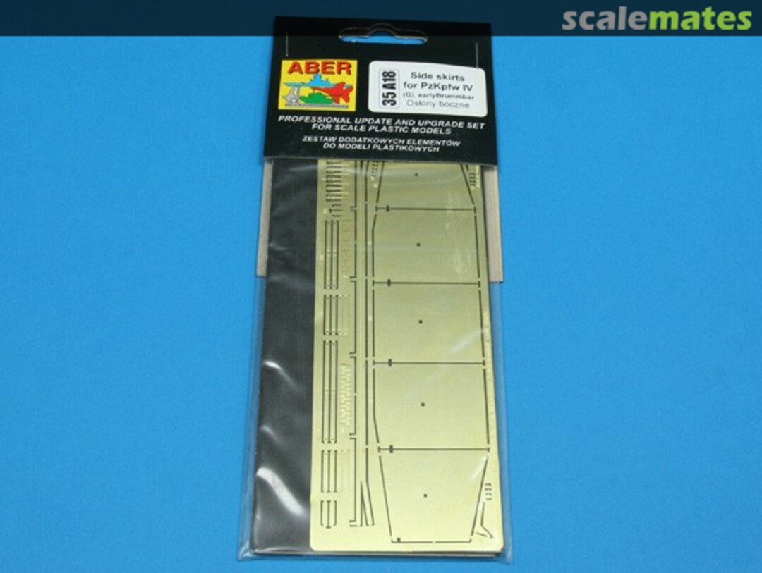 Boxart Side Skirts for Panzer IV Ausf.G & for Sturmpanzer IV "Brummbar" 35A018 Aber