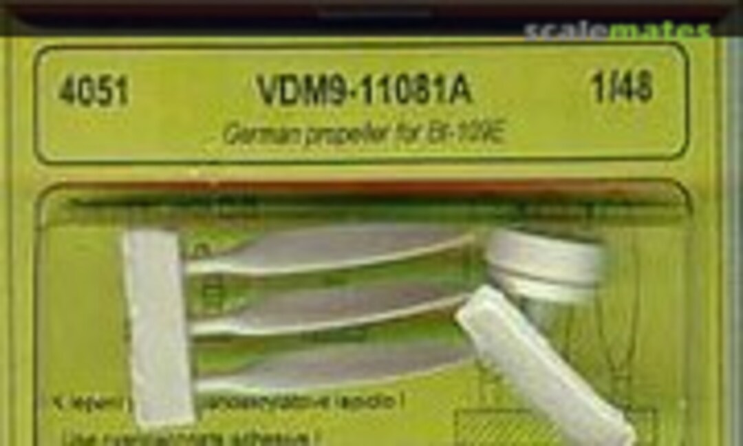 1:48 VDM9-11081A German Propeller for Bf109E (CMK 4051)