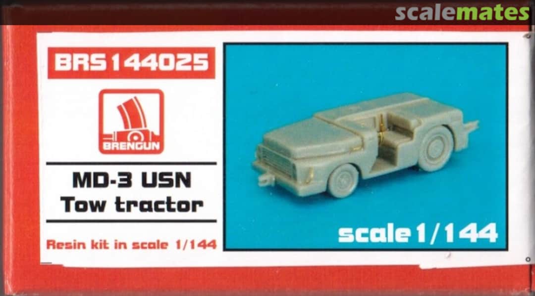 Boxart MD-3 USN Tow tractor BRS144025 Brengun Boxart MD-3 USN Tow tractor BRS144025 Brengun