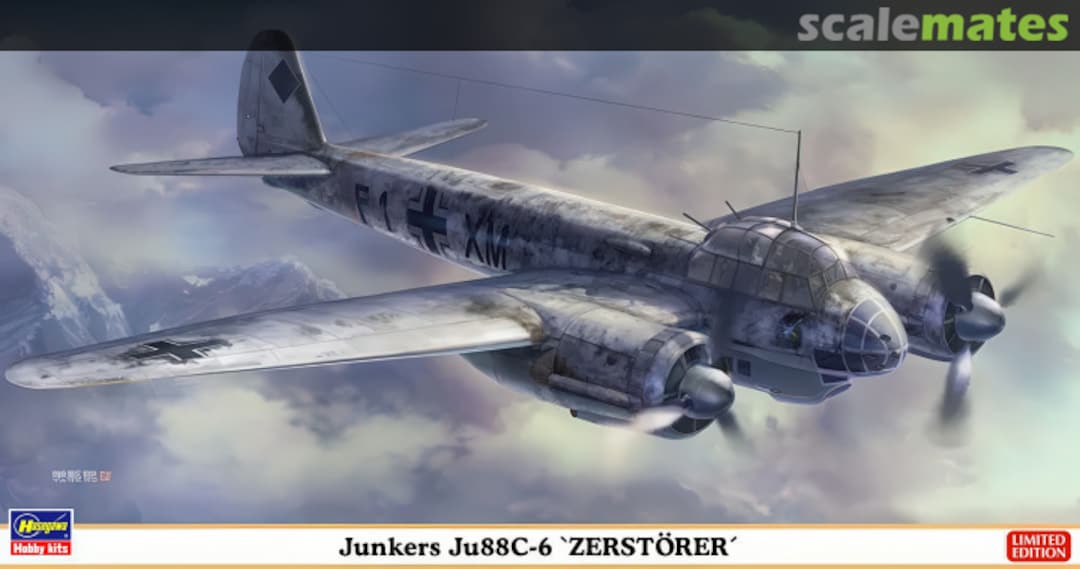 Boxart Junkers Ju88C-6 02245 Hasegawa