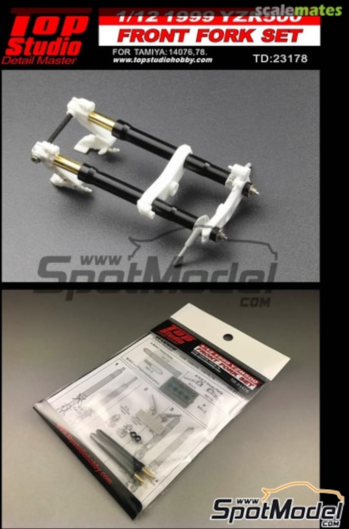 Boxart 1999 Yamaha YZR500 0WK6 Front Fork Set TD23178 Top Studio Boxart 1999 Yamaha YZR500 0WK6 Front Fork Set TD23178 Top Studio