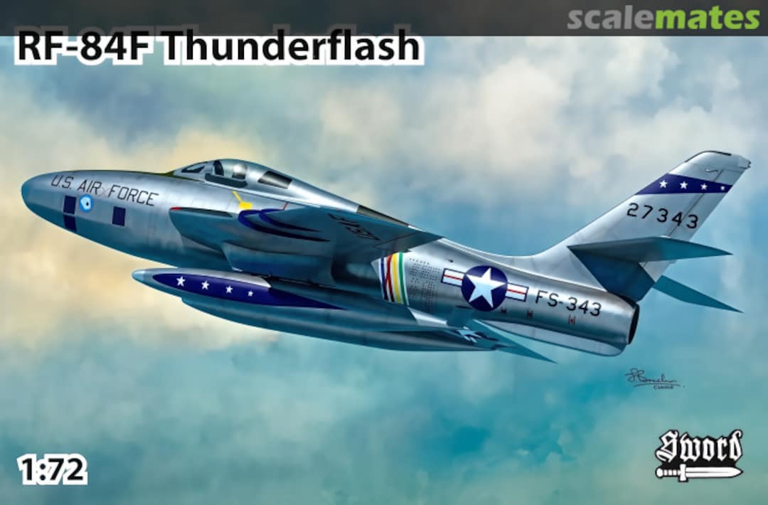 Boxart RF-84F Thunderflash SW72116 Sword Boxart RF-84F Thunderflash SW72116 Sword