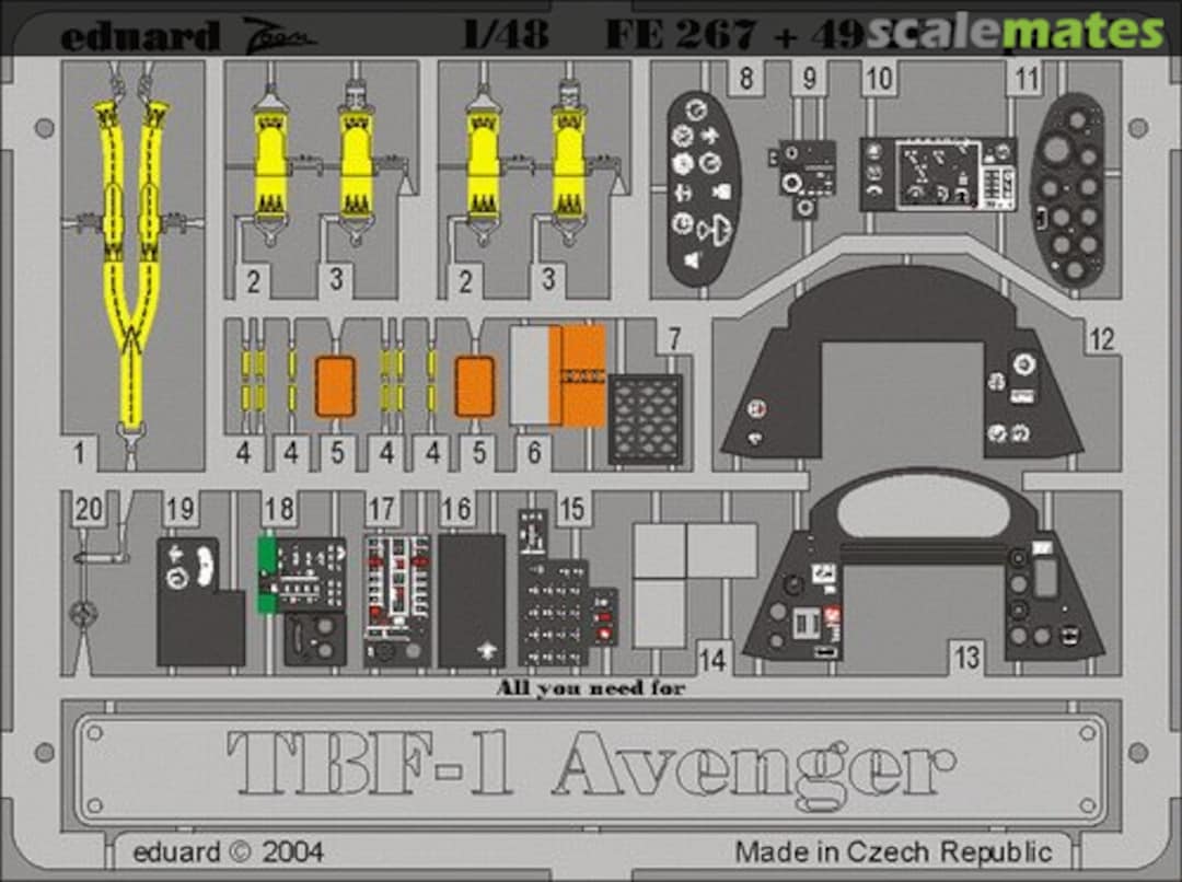 Boxart TBf-1, part 1 49267 Eduard Boxart TBf-1, part 1 49267 Eduard