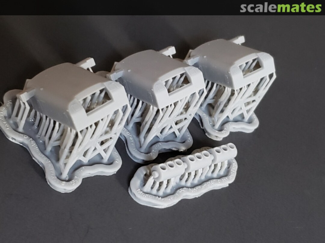 Boxart Northampton-class 8"/55 cal. Turrets with Trunnions 350-CA26-turrets Model Monkey Boxart Northampton-class 8"/55 cal. Turrets with Trunnions 350-CA26-turrets Model Monkey