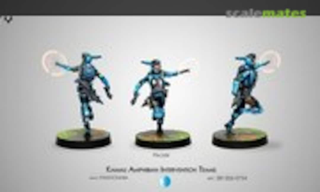 28mm KAMAU AMPHIBIAN INTERVENTION TEAMS (HACKER) (Corvus Belli 281206-0754) 281206-0754