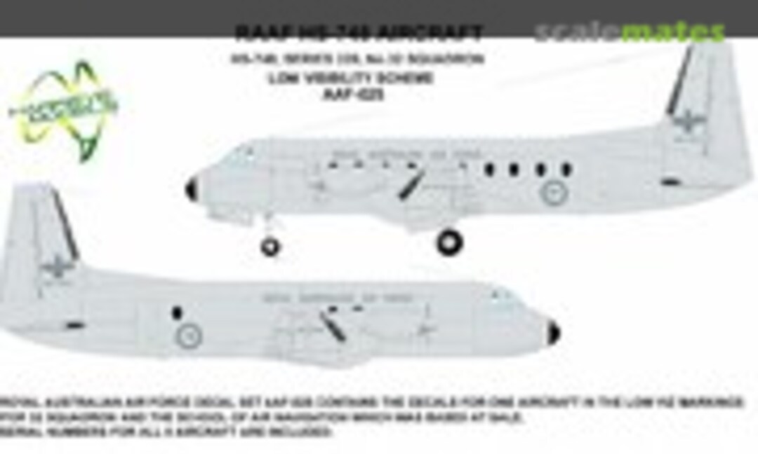1:72 RAAF, Hawker Siddeley HS.748, 32 Sqn. Low Viz (Hawkeye Models AAF-025) AAF-025