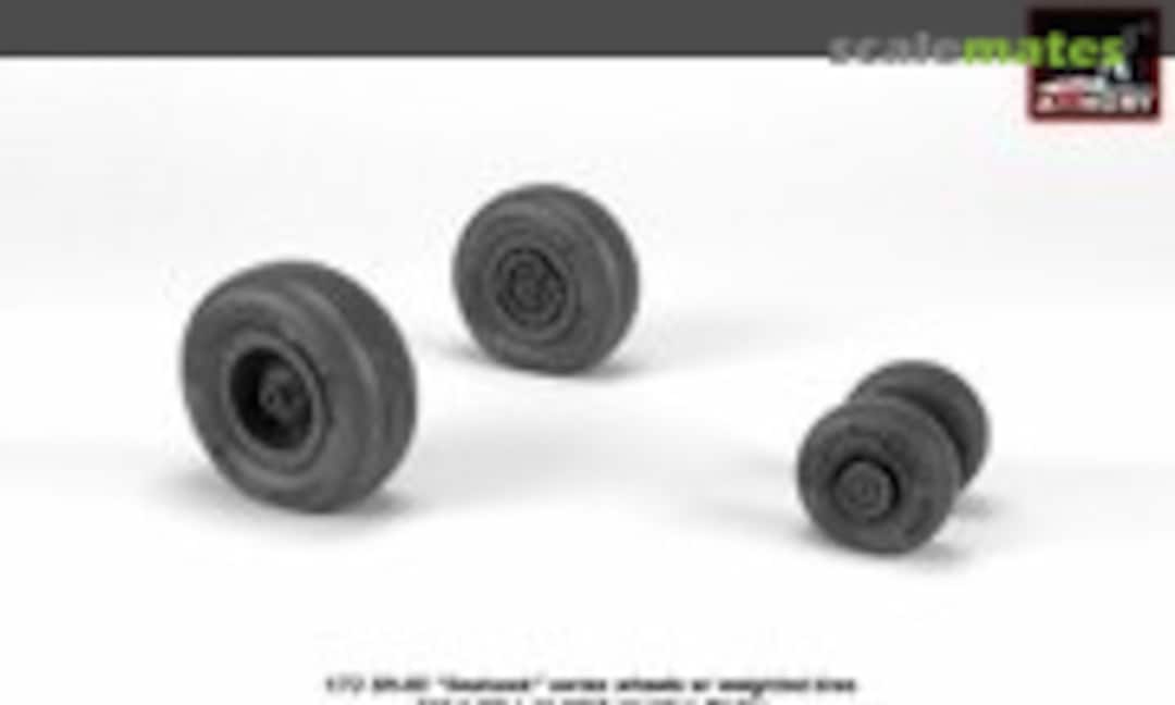 1:72 SH-60 Seahawk wheels w/ weighted tires (Armory AW72333) AW72333