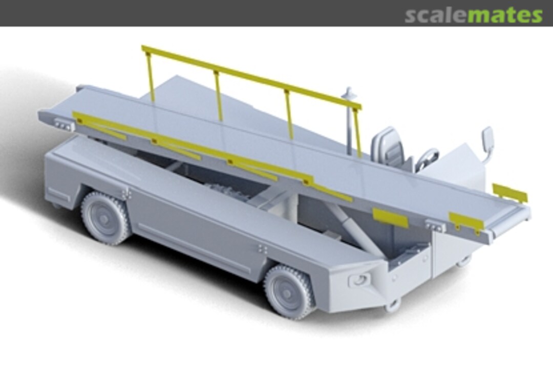 Boxart Belt loader TUG 660 RGSE-9 Rocast Scale Model Details Boxart Belt loader TUG 660 RGSE-9 Rocast Scale Model Details