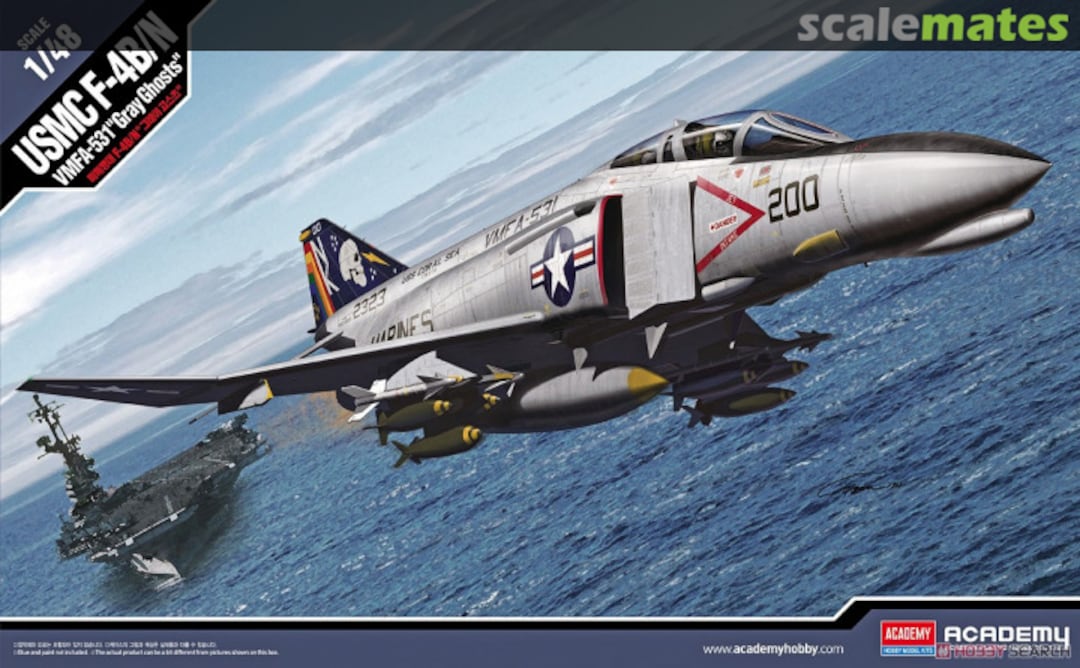 Boxart F-4B/N Phantom II "VMFA-531 Gray Ghosts" 12315 Academy Boxart F-4B/N Phantom II "VMFA-531 Gray Ghosts" 12315 Academy
