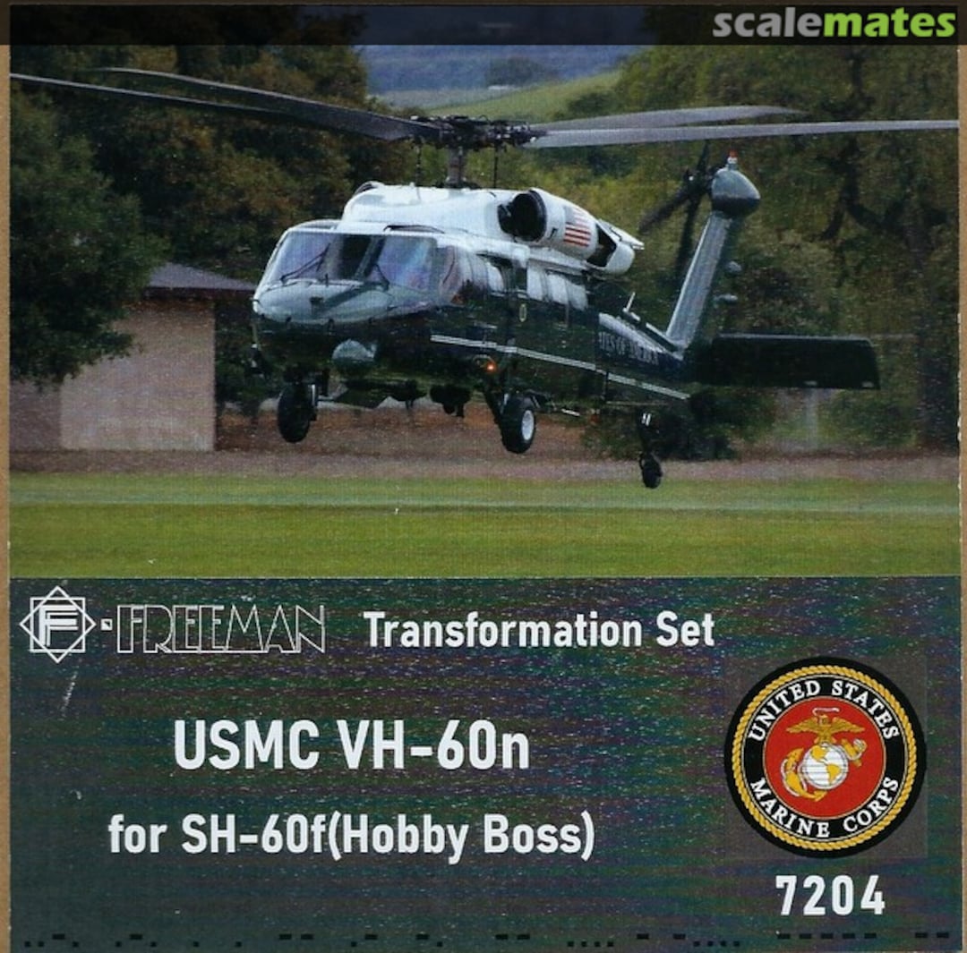Boxart USMC VH-60N transformation set 7204 FREEMAN