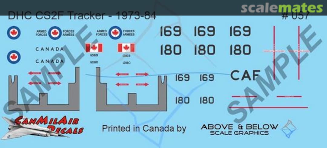 Boxart DHC CS2F Tracker 057 Above & Below Graphics