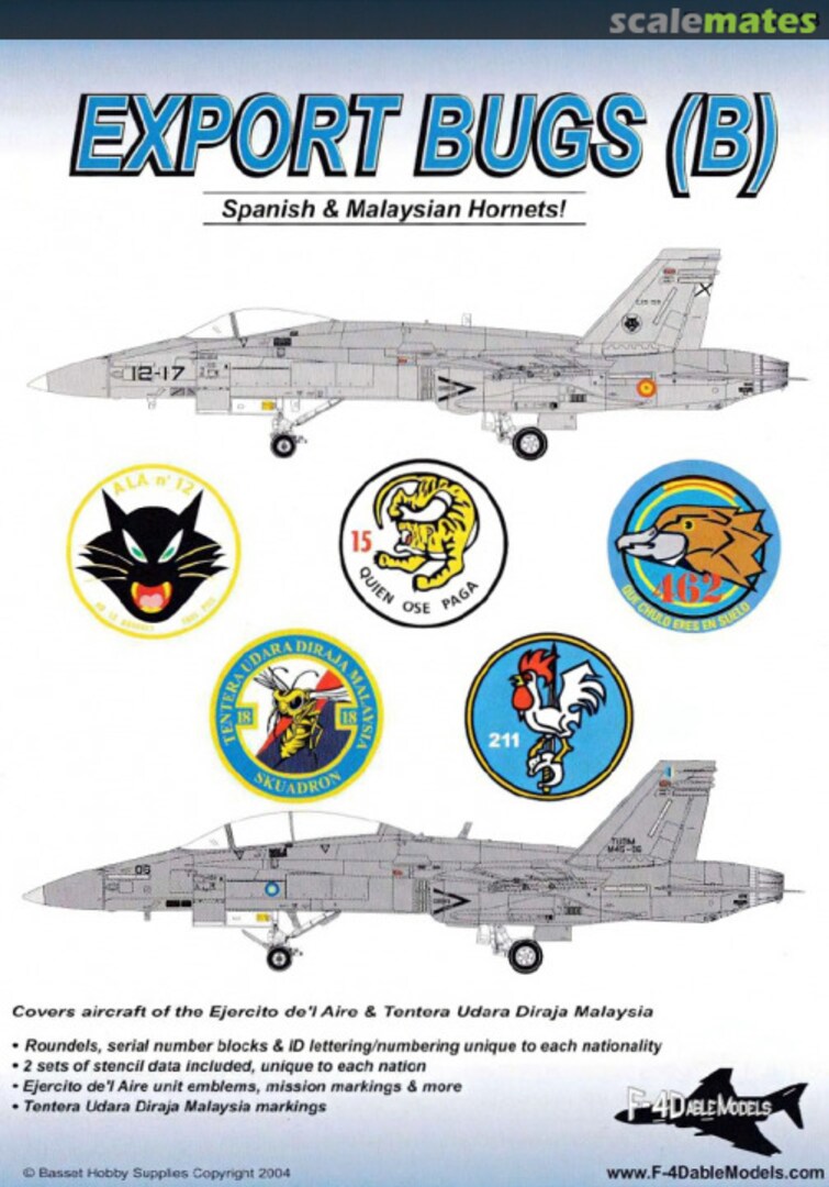 Boxart Export Bugs (B) 32-001B F-4Dable Models Boxart Export Bugs (B) 32-001B F-4Dable Models