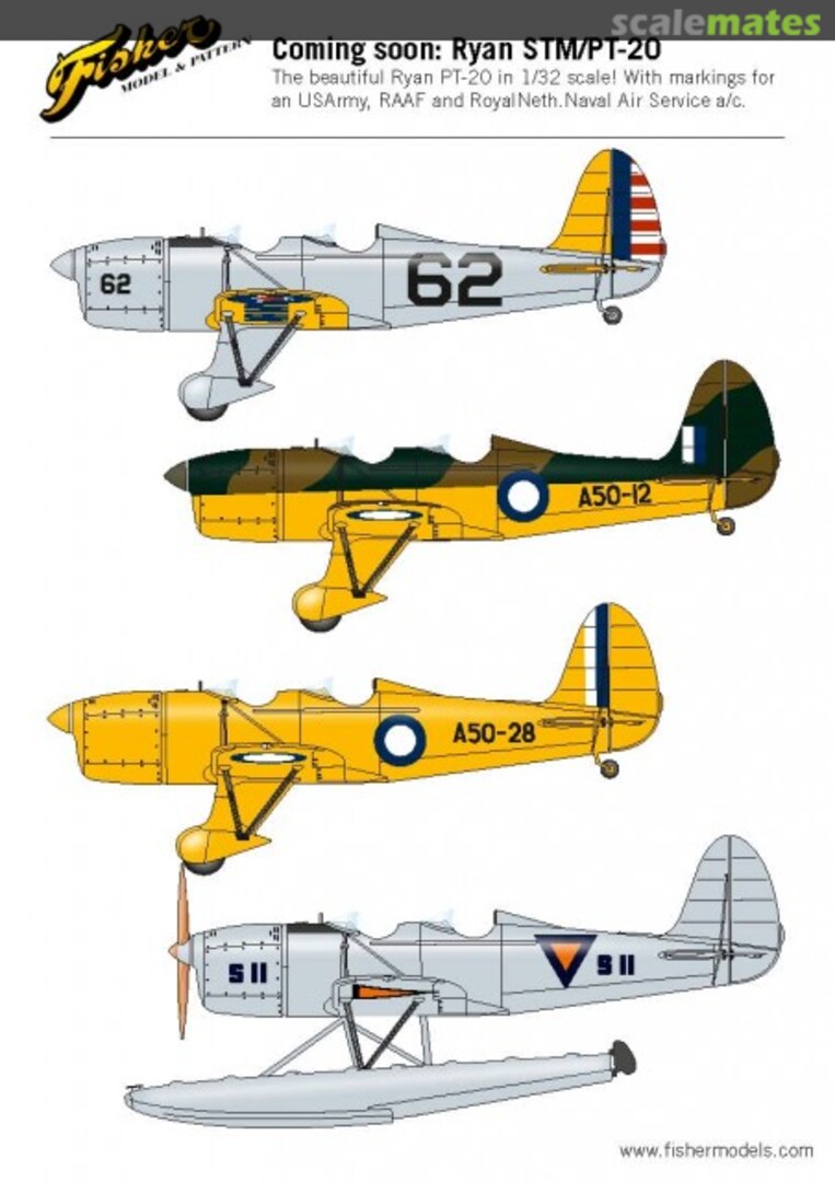 Boxart Ryan STM / PT-20 3213 Fisher Model & Pattern Boxart Ryan STM / PT-20 3213 Fisher Model & Pattern