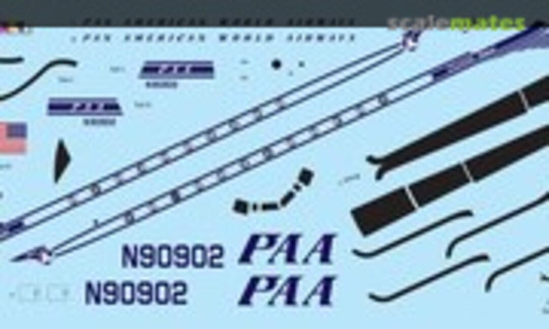 1:72 DC-4 Pan American (Del) (Vintage Flyer Decals VFD072-158) VFD072-158