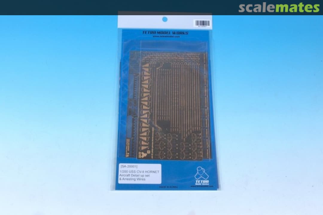 Boxart USS Hornet Aircraft Detail up set & arresting wire SA-20001 Tetra Model Works