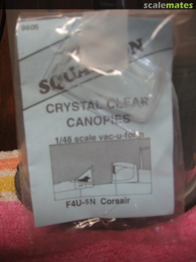 Boxart F4U-5N Corsair Canopy 9605 Squadron Boxart F4U-5N Corsair Canopy 9605 Squadron