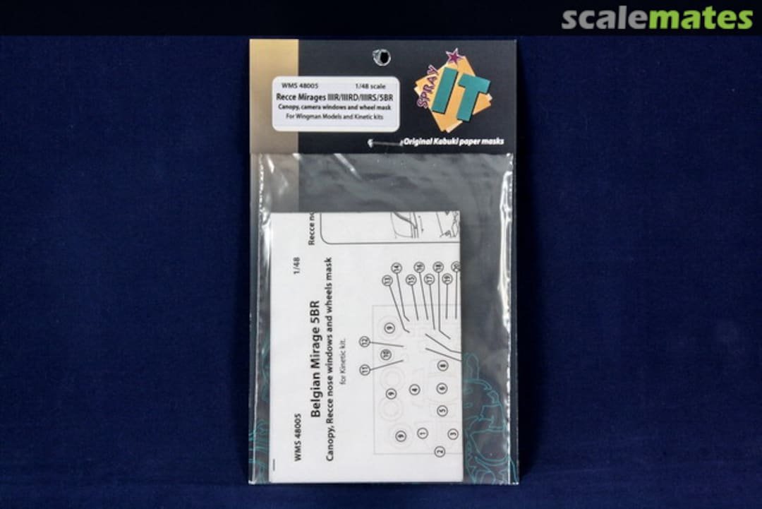 Boxart Recce Mirages IIIR/IIIRD/IIIRS/5BR WMS48005 Wingman Models Boxart Recce Mirages IIIR/IIIRD/IIIRS/5BR WMS48005 Wingman Models