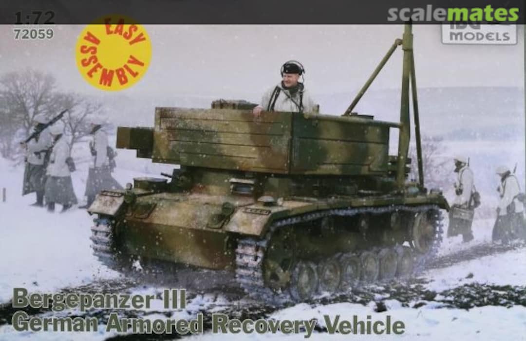 Boxart Bergepanzer III 72059 IBG Models Boxart Bergepanzer III 72059 IBG Models
