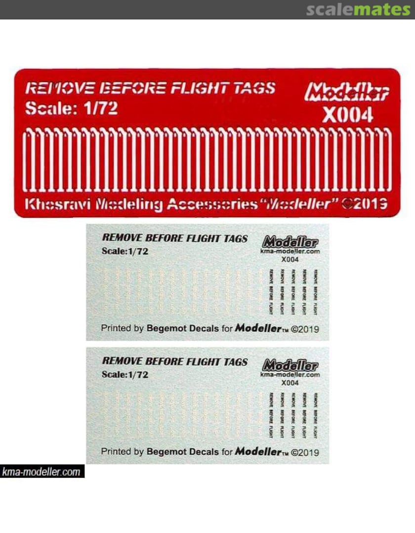 Boxart Remove Before Flight Tags X004 Modeller Boxart Remove Before Flight Tags X004 Modeller