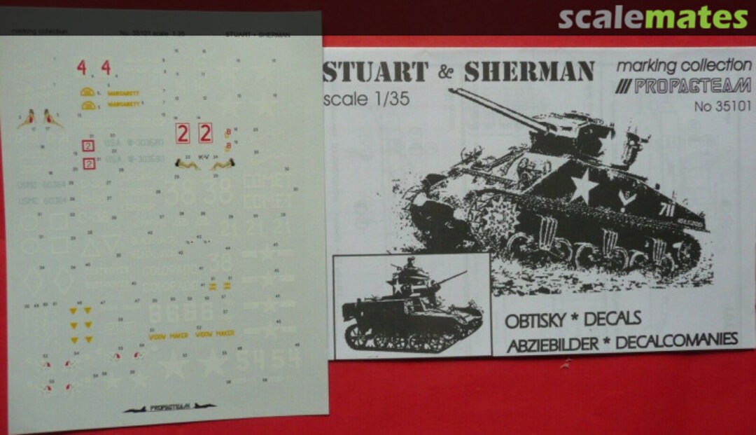 Boxart Stuart & Sherman 35101 Propagteam Boxart Stuart & Sherman 35101 Propagteam