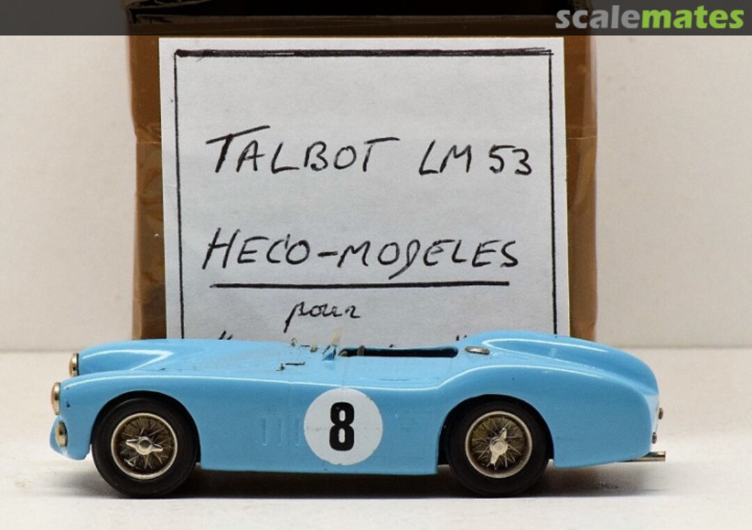Boxart Talbot-Lago T26GS #110 055 heco-modèles Boxart Talbot-Lago T26GS #110 055 heco-modèles