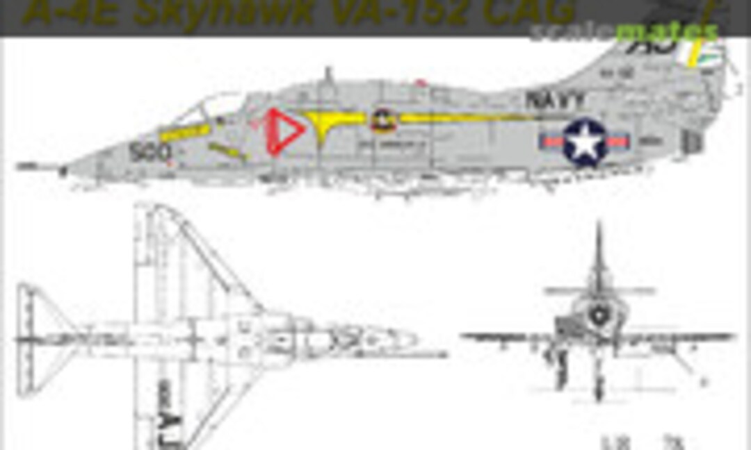 1:32 A-4E Skyhawk - VA-152 CAG (UpRise Decal UR3278) UR3278