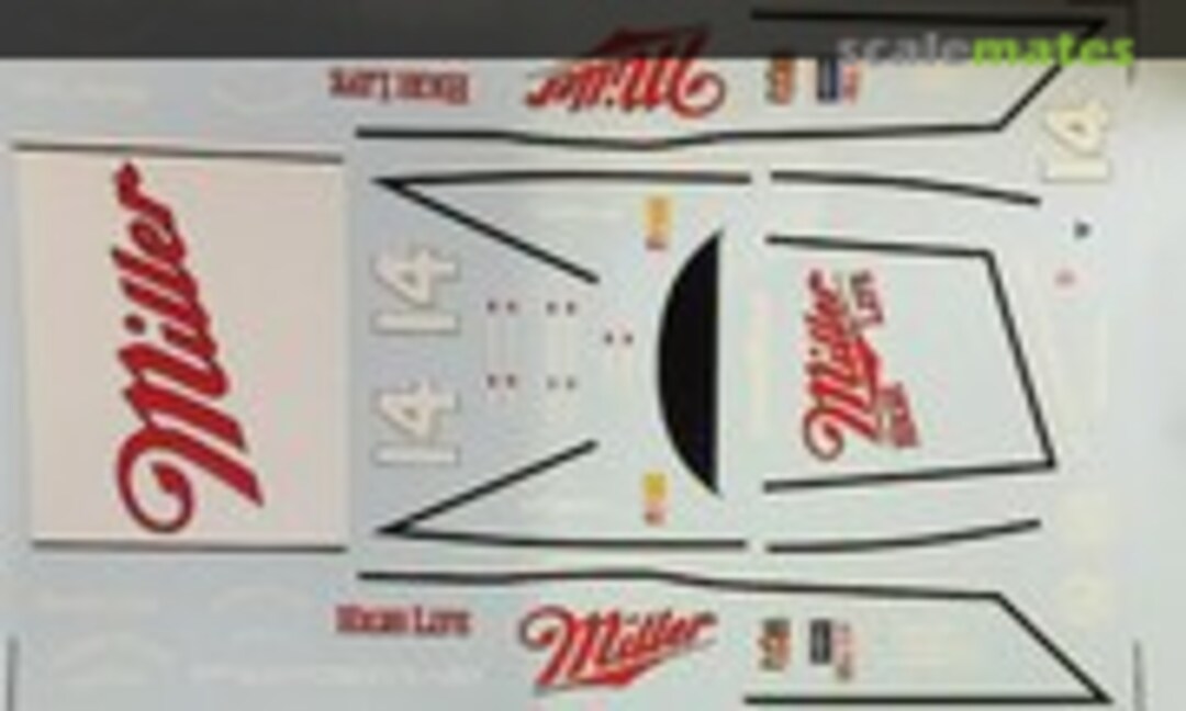 1:24 PORSCHE 962 - MILLER BEER - IMSA (DMC Decals 24-228) 24-228