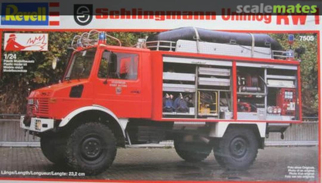 Boxart Schlingmann Unimog RW1 7505 Revell Boxart Schlingmann Unimog RW1 7505 Revell