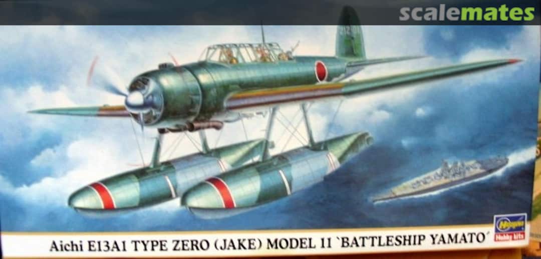 Boxart Aichi E13A1 Type Zero (Jake) Model 11 `Battleship Yamato´ 00277 Hasegawa