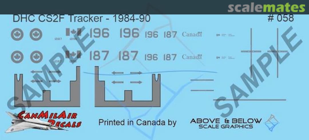 Boxart DHC CS2F Tracker 058 Above & Below Graphics