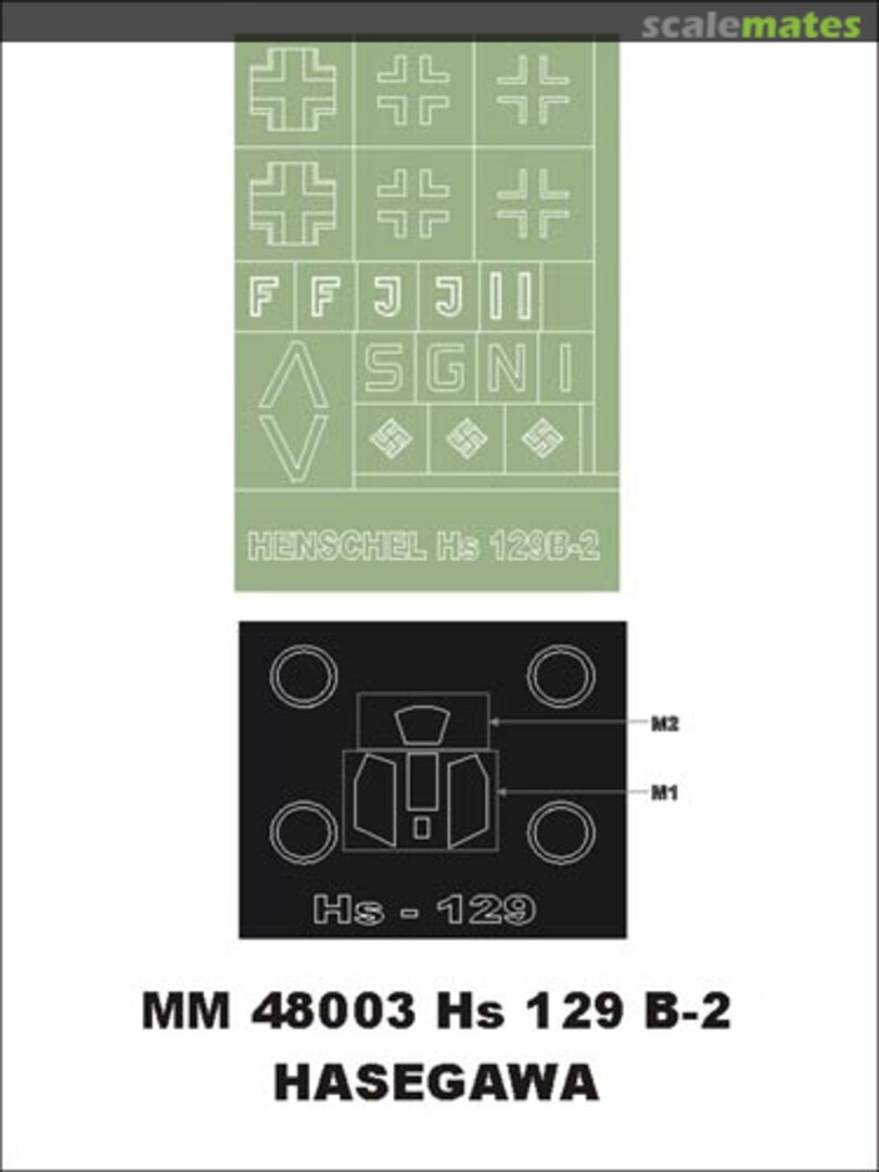 Boxart Henschel Hs 129B-2 MM48003 Montex Boxart Henschel Hs 129B-2 MM48003 Montex