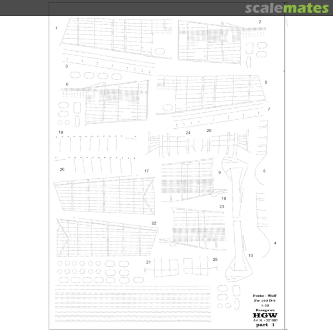 Boxart Fw 190D-9 Nieten Set / Riveting Set 321001 HGW Models Boxart Fw 190D-9 Nieten Set / Riveting Set 321001 HGW Models