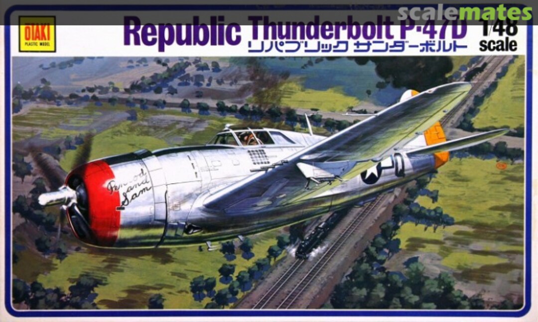 Boxart Republic Thunderbolt P-47D OT2-28-400 Otaki Boxart Republic Thunderbolt P-47D OT2-28-400 Otaki