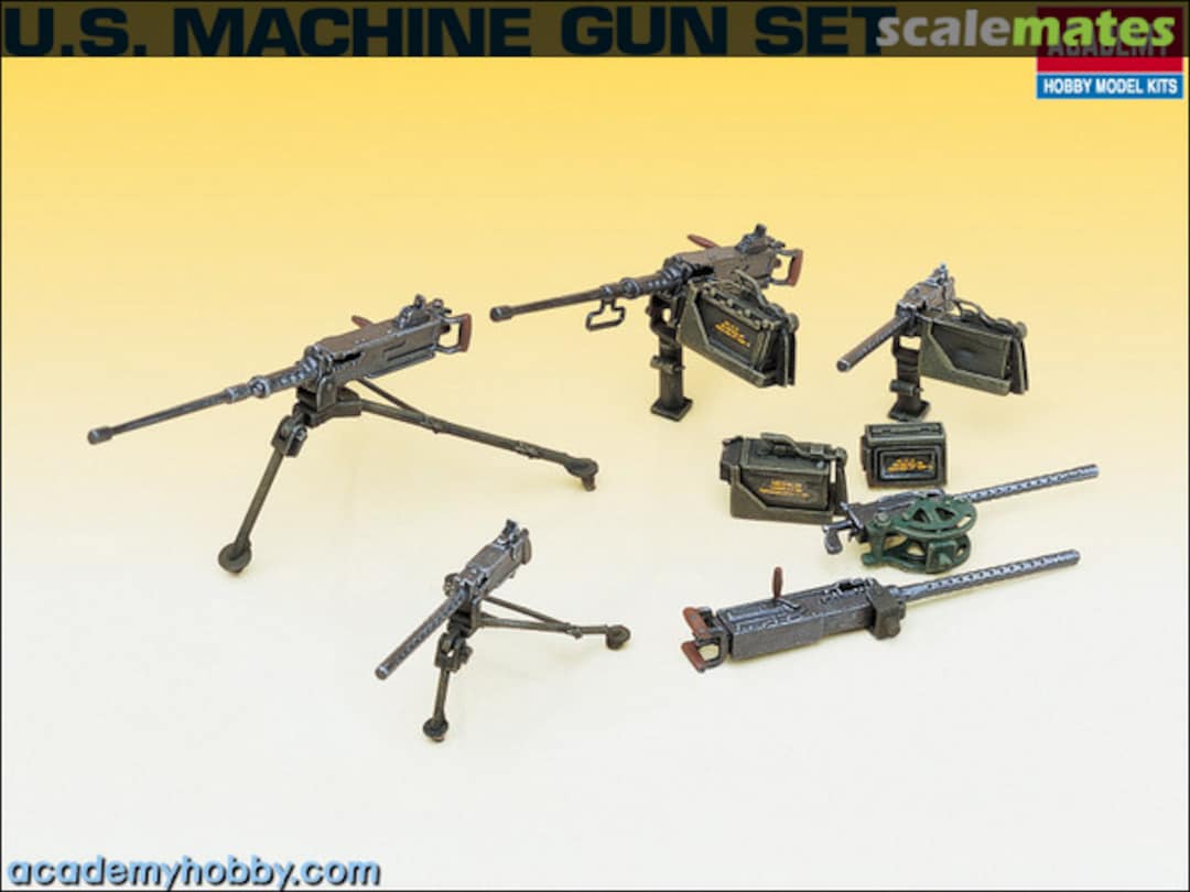 Boxart U.S. Machine Gun Set 13262 Academy Boxart U.S. Machine Gun Set 13262 Academy