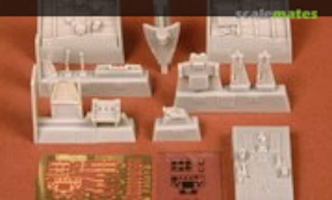 1:48 Ki-43-II Hayabusa (Oscar) cockpit set (SBS Model 48022)