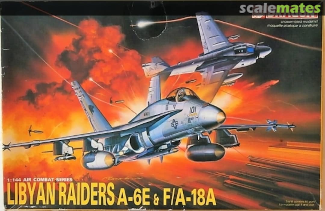 Boxart Libyan Raiders A-6E and F/A-18A 4006 Dragon Boxart Libyan Raiders A-6E and F/A-18A 4006 Dragon
