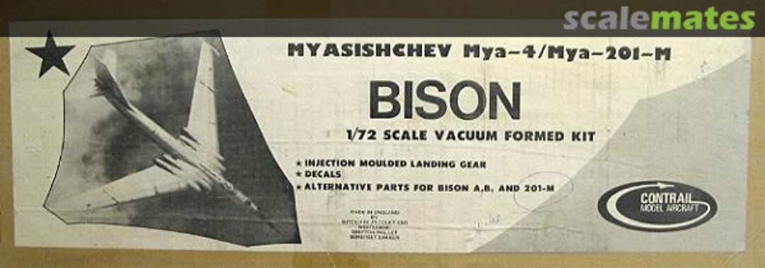 Boxart Myasishchev Mya-4A or B / Mya-201-M Bison Contrail Boxart Myasishchev Mya-4A or B / Mya-201-M Bison Contrail
