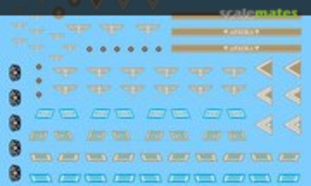 1:35 Afrika Korps Heer uniform patches for medical personnel (Archer FG35052E) FG35052E