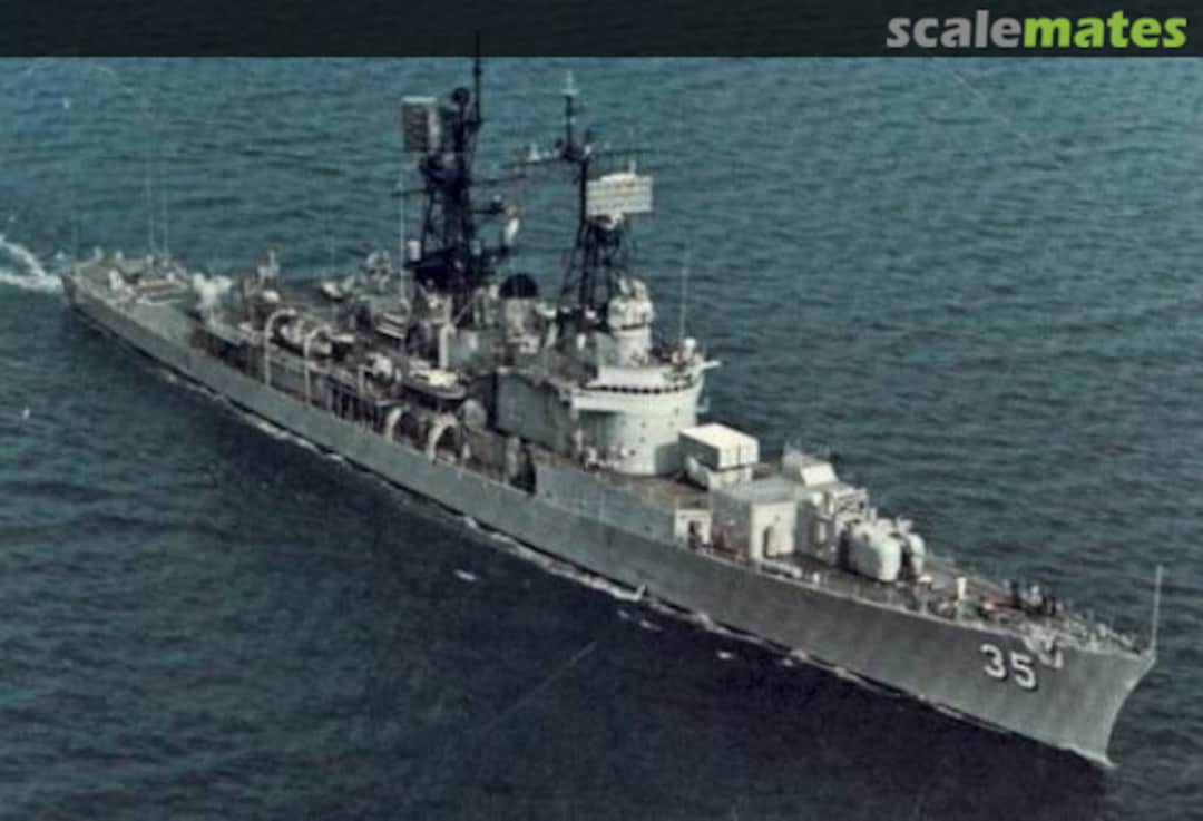 Boxart USS Mitscher DDG-35 4-168 Iron Shipwrights Boxart USS Mitscher DDG-35 4-168 Iron Shipwrights