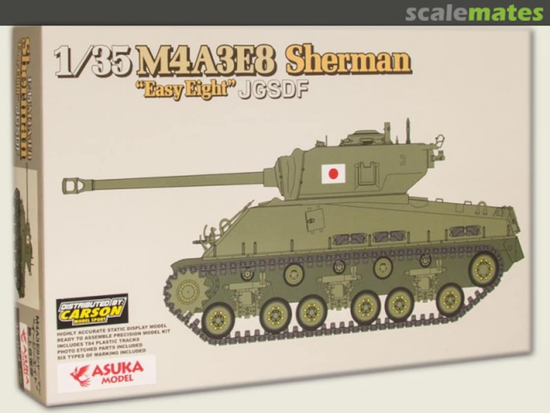 Boxart JGSDF M4A3E8 Sherman - Easy Eight - 35-024 ASUKA Model Boxart JGSDF M4A3E8 Sherman - Easy Eight - 35-024 ASUKA Model