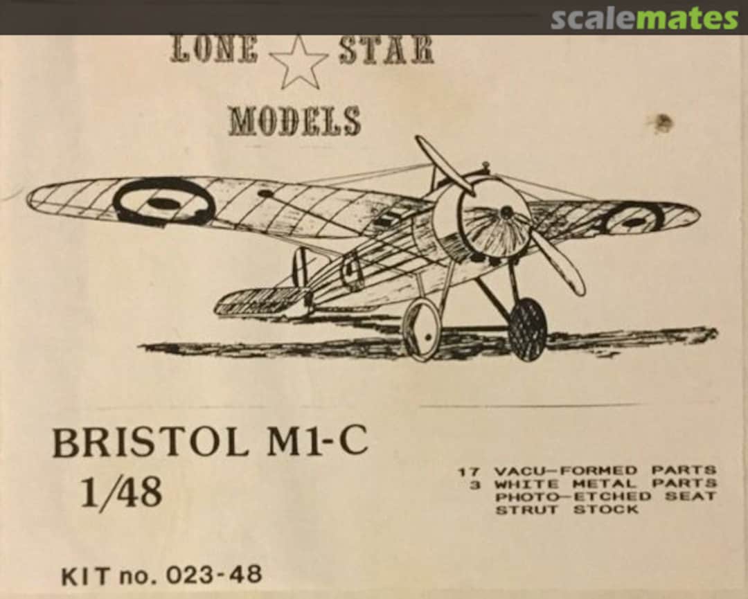 Boxart Bristol M1-C 023-48 Lone Star Models Boxart Bristol M1-C 023-48 Lone Star Models